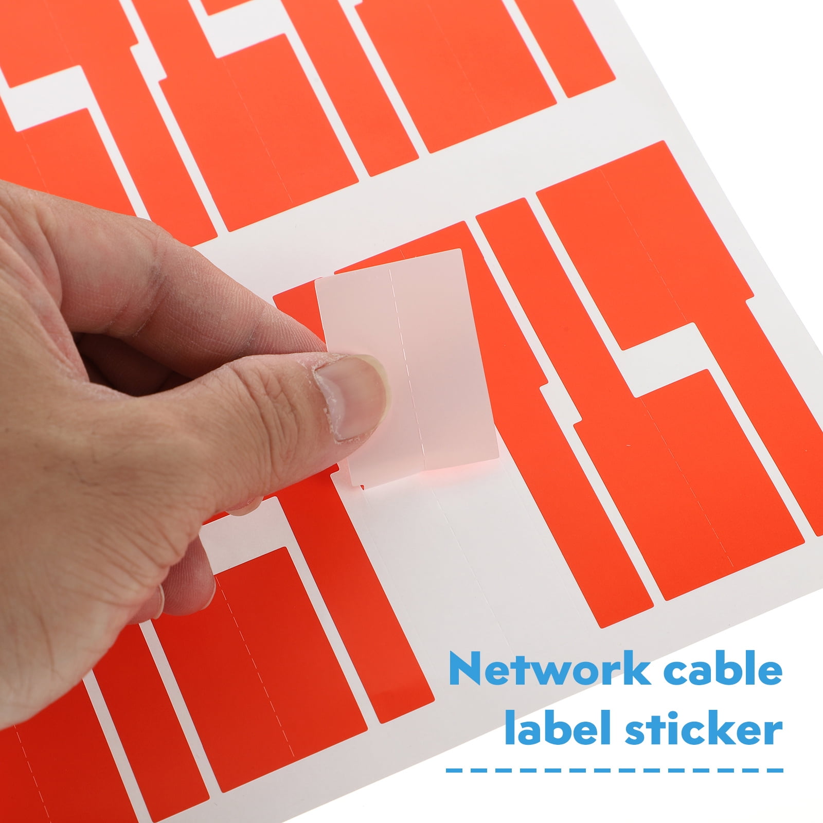 20 Sheets/600pcs SelfAdhesive Cable Labels Tear Resistant Cable Labels