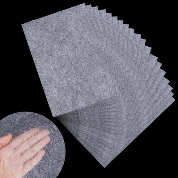 20 Sheets 8" x 10" Fusible Webbing for Applique, Stitch Witchery Iron-On Adhesive Fusible Webbings, Lightweight Fusing Web for Fabric Applique DIY Crafts Supplies