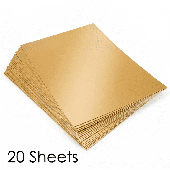 20 Sheets 80lb Card Stock Printer Paper,Shimmer Cardstock 8.5 x 11 Metallic Paper for Invitations, Crafts, DIY Cards，Graduations