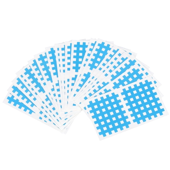 REOFLYUP Athletic Wrap Muscle Cloth Patch Artificial Silk Sky Blue for Sports 20 Sheets