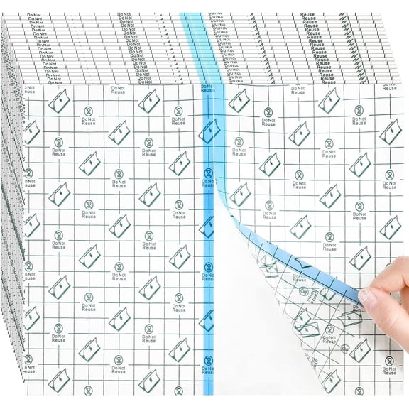 10 Sheets Adhesive Waterproof Bandage Cover,Happon Transparent Stretch Bandage,Clear Film Dressing Bandages,Clear Shower Protector Film for Tattoo Shower Swimming Protector(9.84 x 11.8 inches)