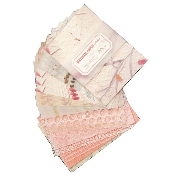 20 Sheets Aesthetic Scrapbooking Paper Scrapbooking Embellishment Paper for Journal Planner Picture Frames