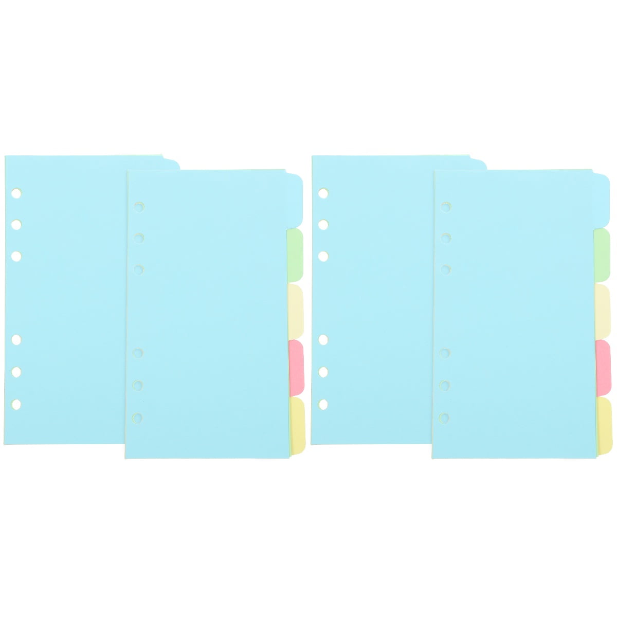 FENGGUIQU 20 Sheet Rectangular Detachable Binder Dividers for Office ...