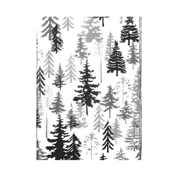 20 Sheets Christmas Tree Tissue Paper Dark Green Folded Flat Woodland Tree Wrapping Paper Green Gift Wrapping Tissue Papers Rustic Art Crafts for Home DIY Gift Box Xmas Winter Decoration