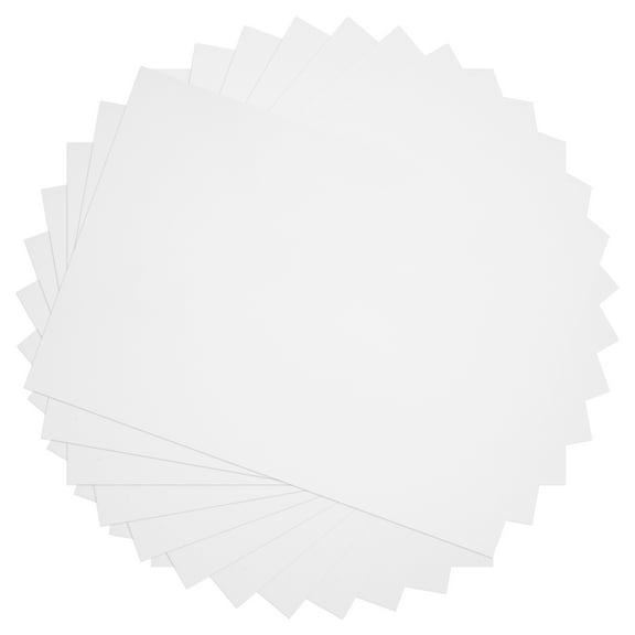 20 Sheets Clear Sticker Printer Waterproof Label Paper 29.70X21.00X0.10CM White