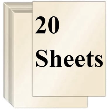 Cmputer Paper 100 Sheets Kraft Paper Brown Cardstock 8.5 x 11, Goefun 80lb Card Stock ...