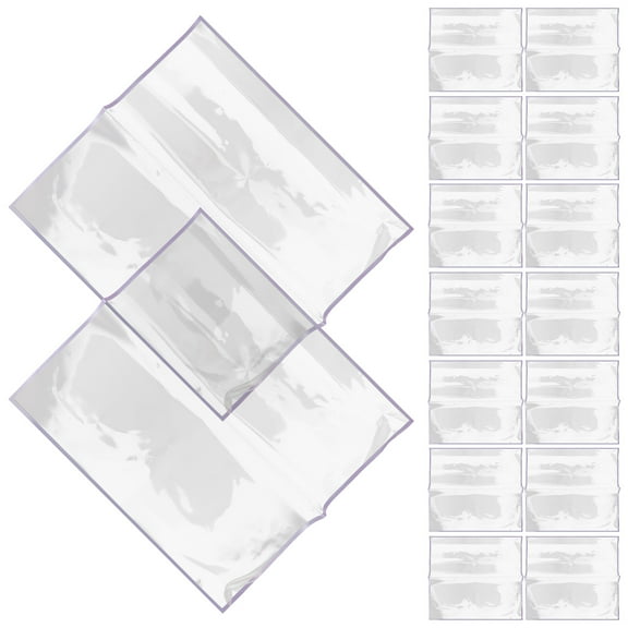 20 Sheets Florist Supplies Gift Packaging Colored Edge Cellophane Flower Wrapping Paper Clear