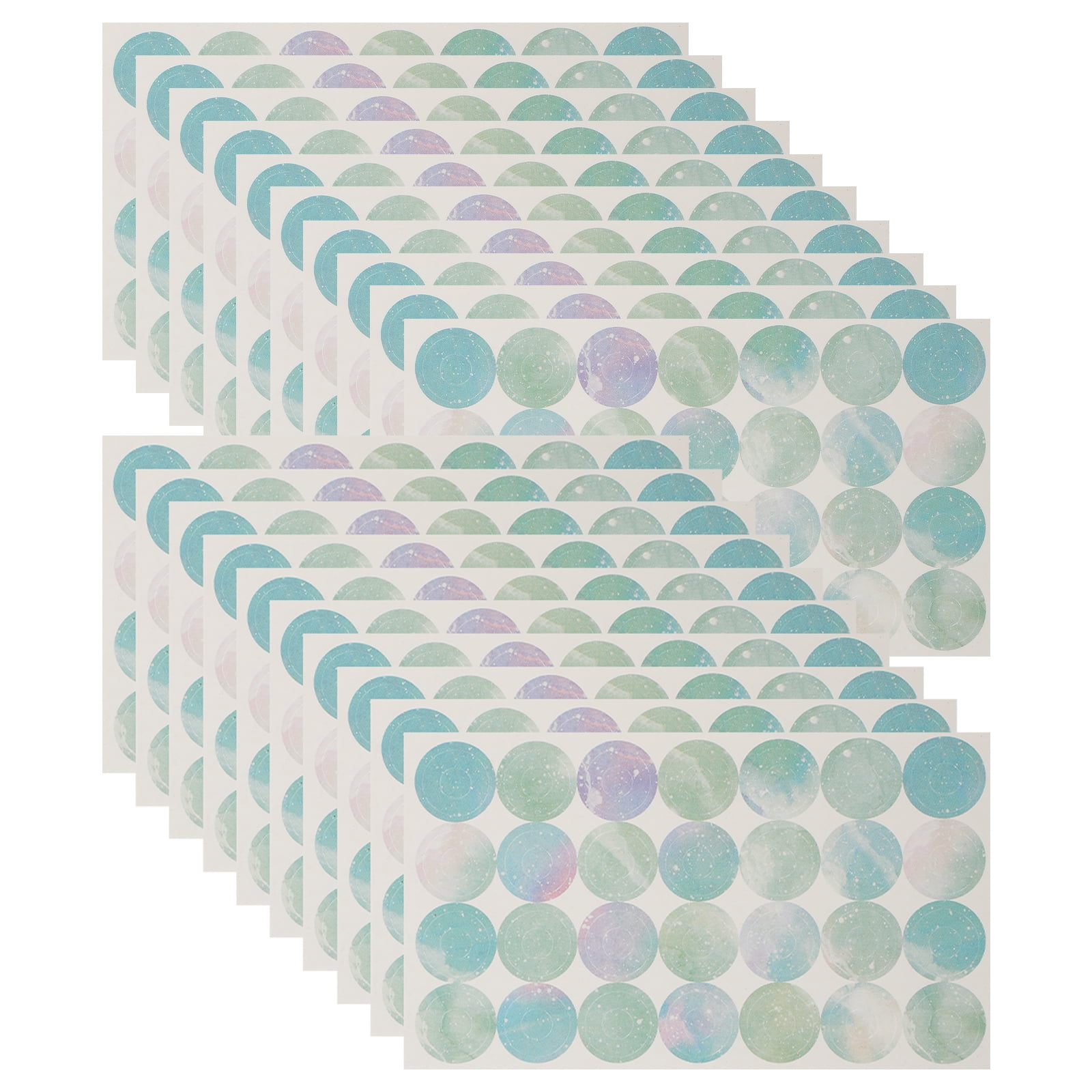 20 Sheets Looseleaf Hole Patching Stickers Binder Paper Reinforcement