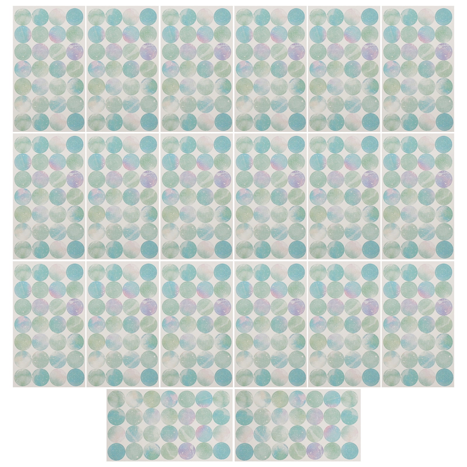 20 Sheets Looseleaf Hole Patching Stickers Tag Paper Reinforcement