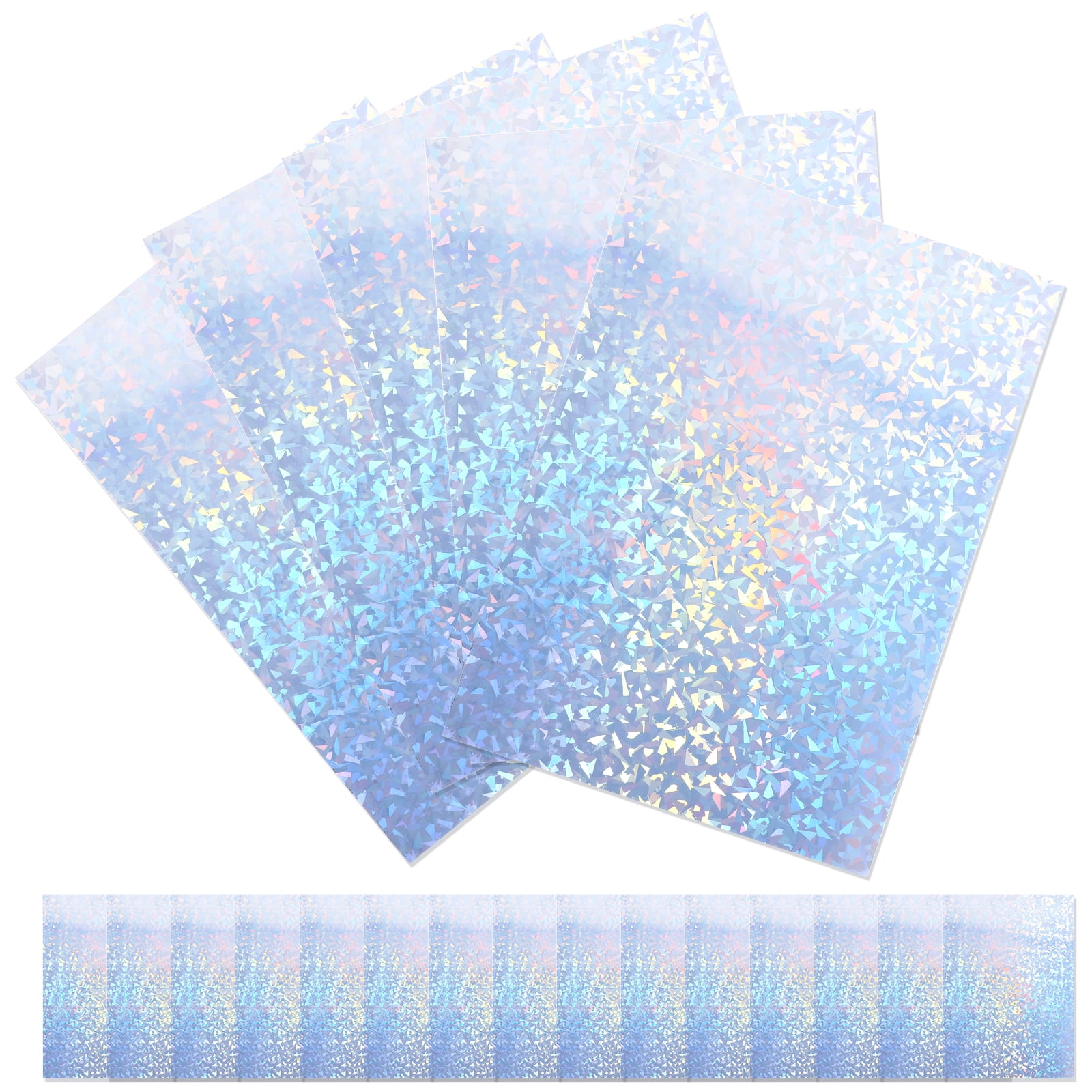 20 Sheets Shiny Printable Sheet Glitter Printable Paper for Printer Paper Sticker Glitter