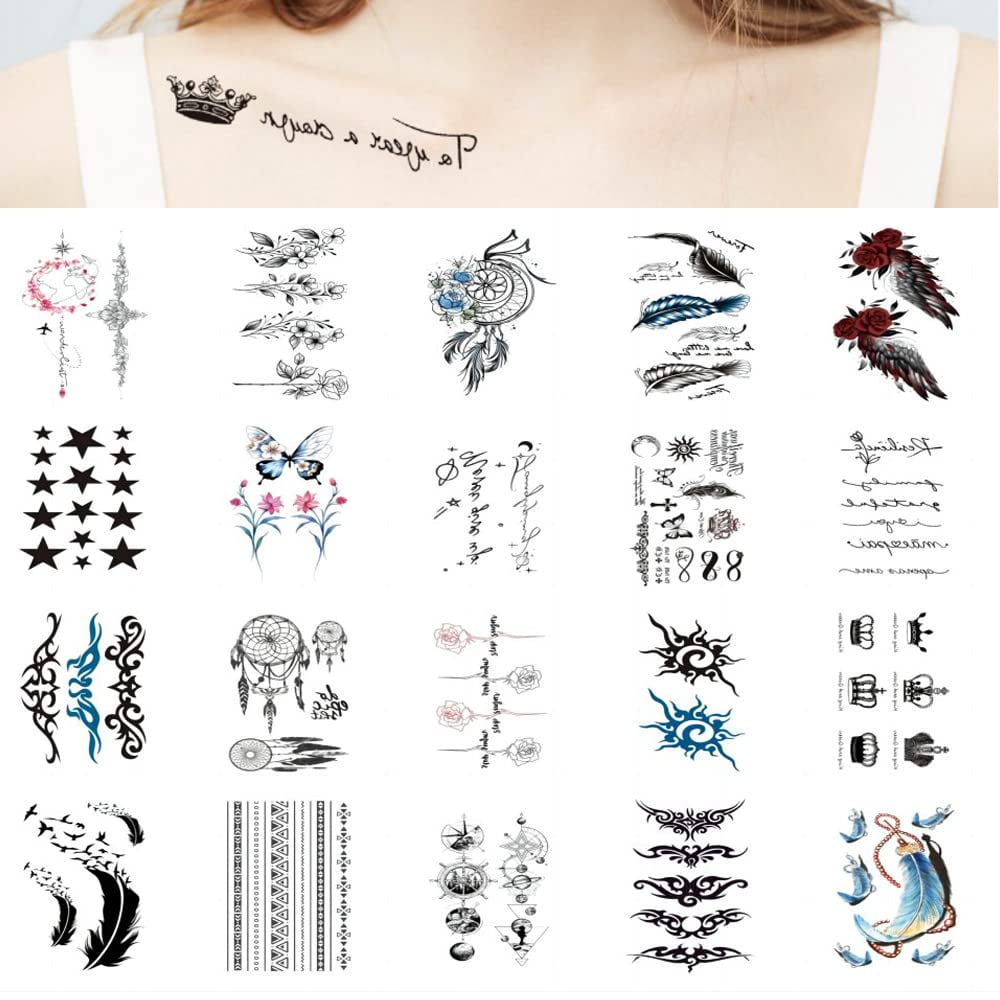 Body Art DIY Temporary Tattoos Kids Tattoo Stickers Fake Tattoos Waterproof