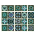 thumbnail image 1 of 20 Sheets Tile Stickers 8x8in Mandala Tiles Decals Self-adhesive Waterproof Removable Vinyl Peel and Stick for Kitchen Bathroom Decor, 1 of 12
