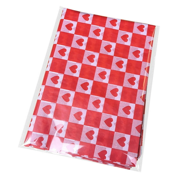 20 Sheets Valentine's Day Tissue Paper Hearts Love Gift Wrapping Paper Watercolor Sweet Love Decorative Art Paper for Wedding Anniversary Birthday DIY Crafts Gifts Decor Supplies