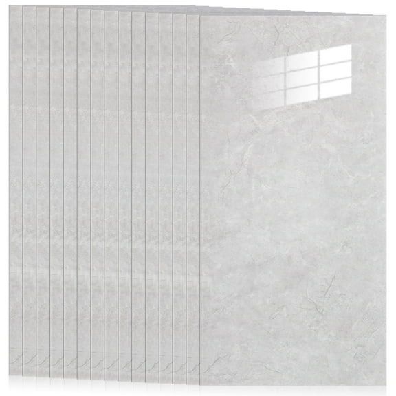 Supvox Peel and Stick Marble Tile Stickers for Kitchen Backsplash Wall Decor