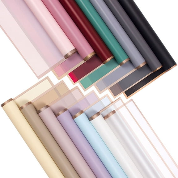 20 Sheets Waterproof Floral Wrapping Paper Sheets Flowers Bouquet Gift Packaging Wrapping Paper Sheets