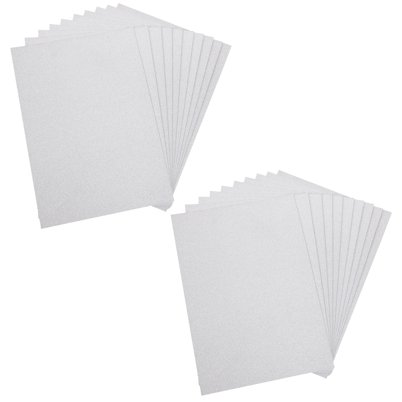 20 Sheets of Glitter Craft Paper Decorative Cardstock Paper Shiny