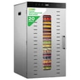 thumbnail image 1 of NutriChef 20 Layer Commercial Food Dehydrator Machine - Includes 20 Stainless Steel Trays, Built-in Digital Timer and Temperature Control, Ideal for Jerky Meat, Fruit, Pet Treats, and Vegetables, 1 of 7