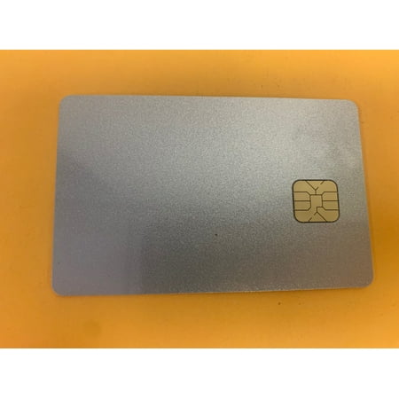 20 Silver Color Smart Card with Sle4428 Chip Magnetic Strip Hico 3 Track Therma PVC