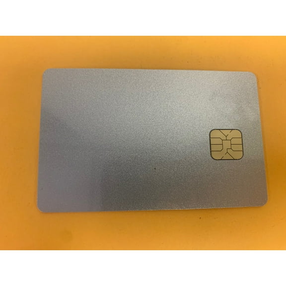 20 Silver Color Smart Card with Sle4428 Chip Magnetic Strip Hico 3 Track Therma PVC