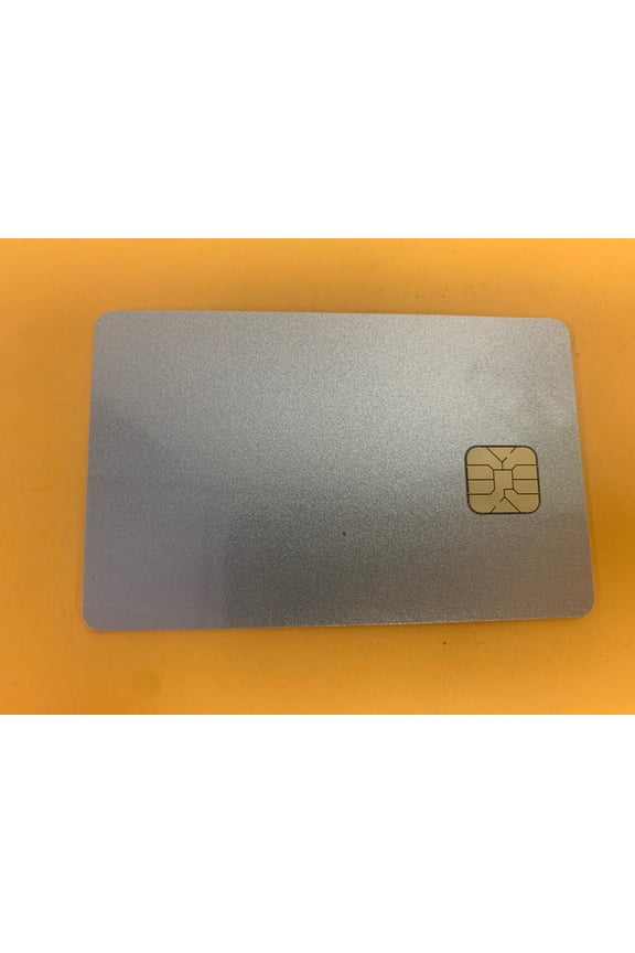 20 Silver Color Smart Card with Sle4428 Chip Magnetic Strip Hico 3 Track Therma PVC