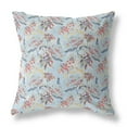 thumbnail image 1 of 20â€ Sky Blue Red Roses Indoor Outdoor Throw Pillow, 1 of 2