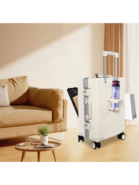 20" Smart Boarding Suitcase with USB Port, TSA Lock & Laptop Compartment Durable, Lightweight, and Secure for Business & Leisure Travel