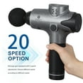 thumbnail image 1 of 20 Speed LCD Handheld Massage Gun Deep Tissue Percussion 6 Heads Muscle Massager, 1 of 7