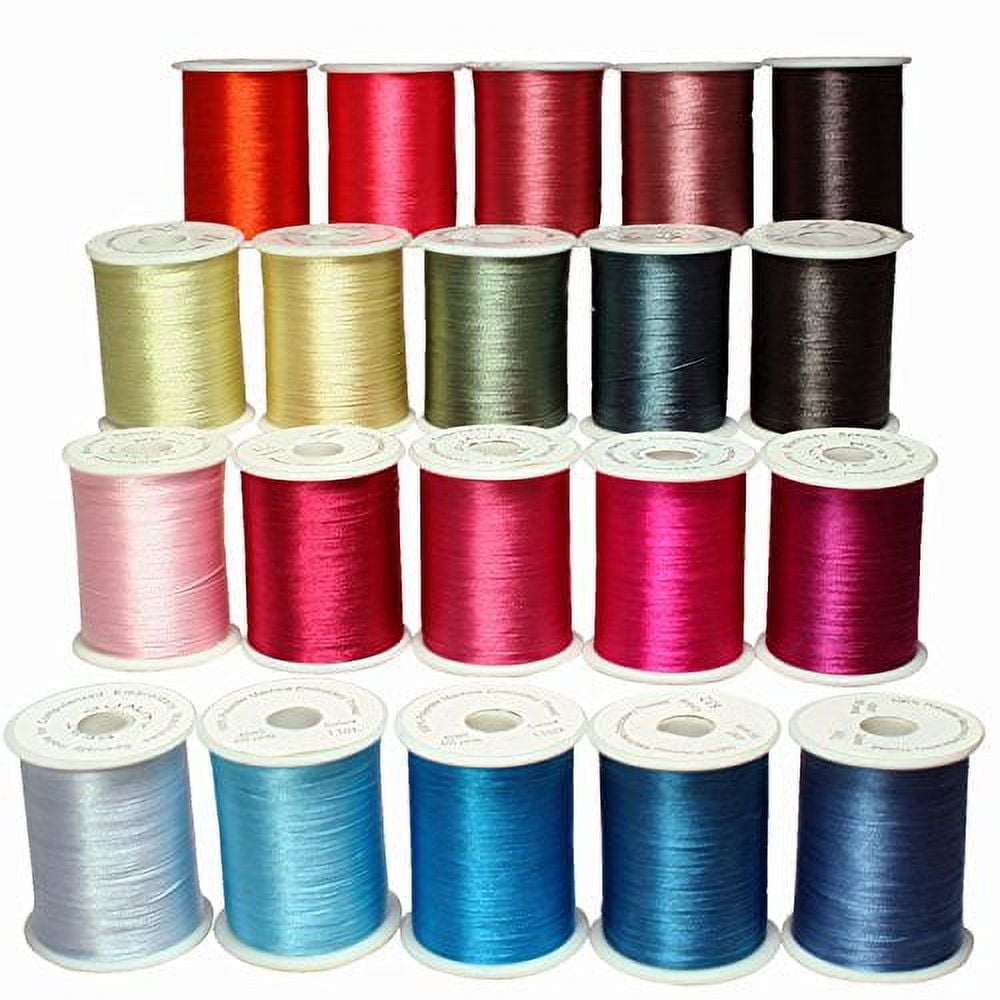 30 Pcs Bobbins Sewing Threads Kit, TSV 250 Yards Polyester Thread Spools  for Hand Machine Clothing, Manual Embroidery 