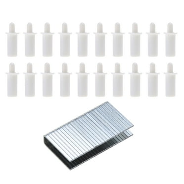 20 Spring Loaded Shutter Pins & 20 Tilt Rod Louvers for Staples Replacement 40 P