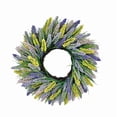 thumbnail image 1 of 20'' Spring Wreath Artificial Flower Wreath with Green Leaf for Front Door Window Wall Wedding Garden Home Decorations, 1 of 11