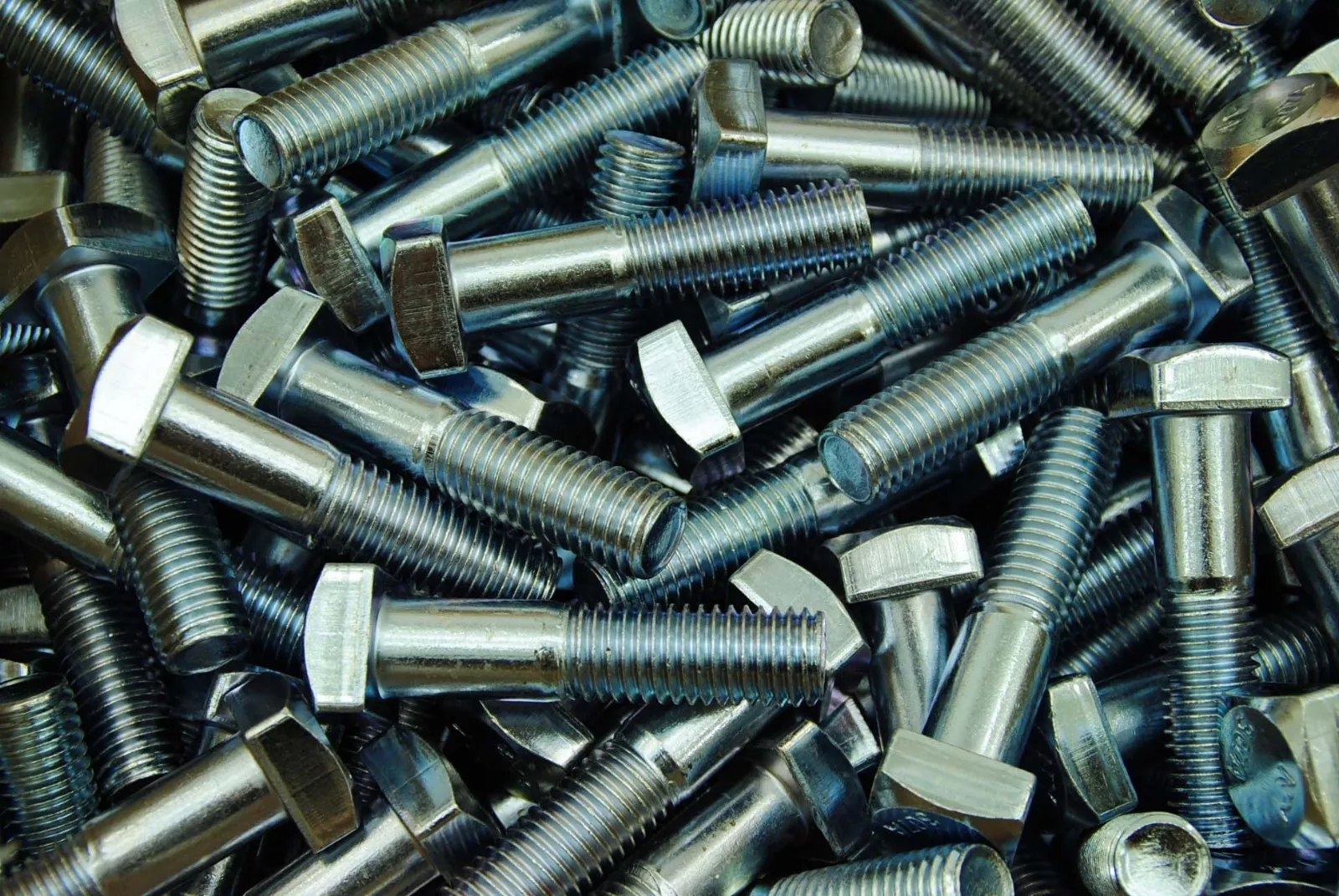 (20) Square Head 5/8-11 x 2-3/4" Zinc Plated Bolts A307 15/16" Sq