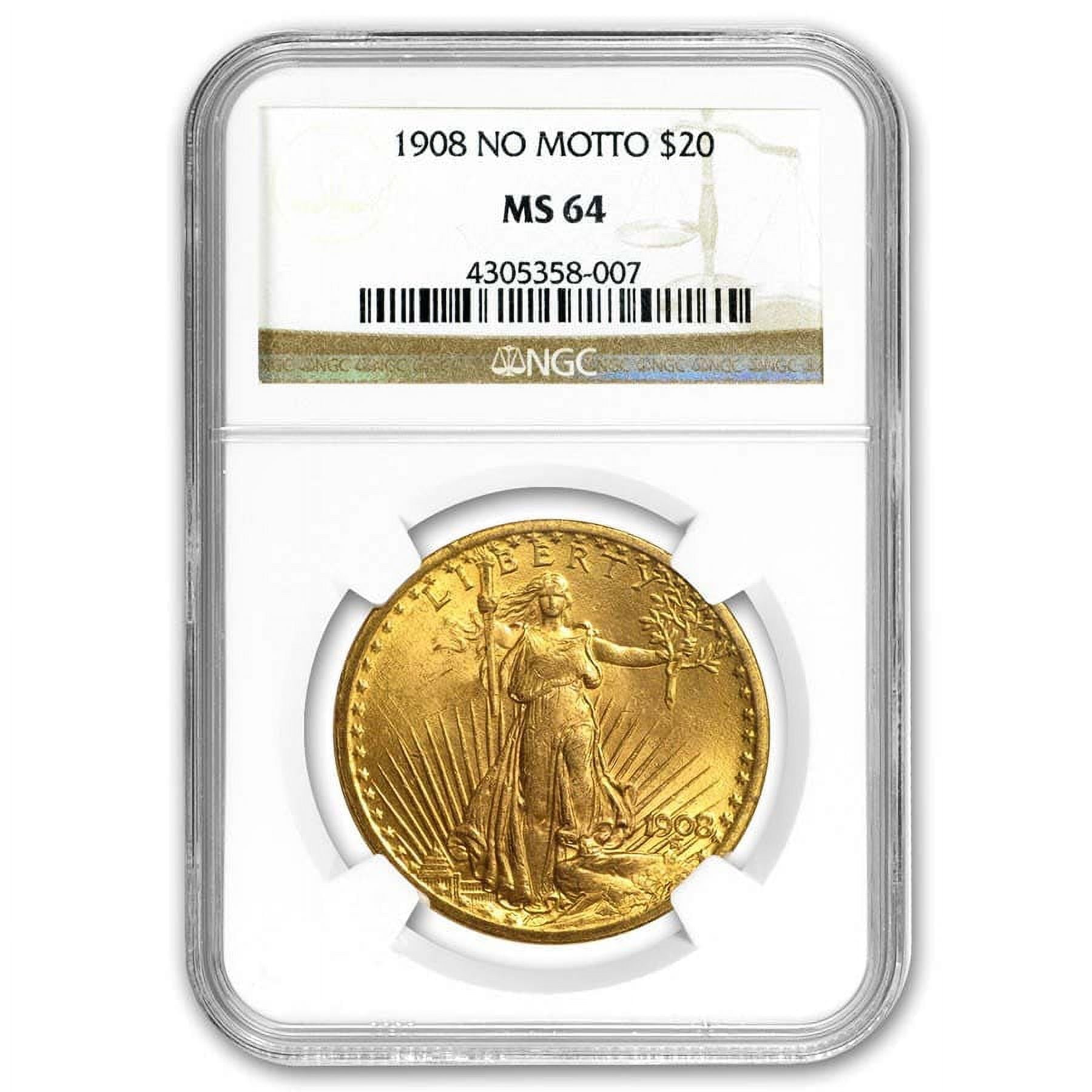 U.S. MINT $20 St Gaudens Gold Double Eagle MS-64 NGC (Random)