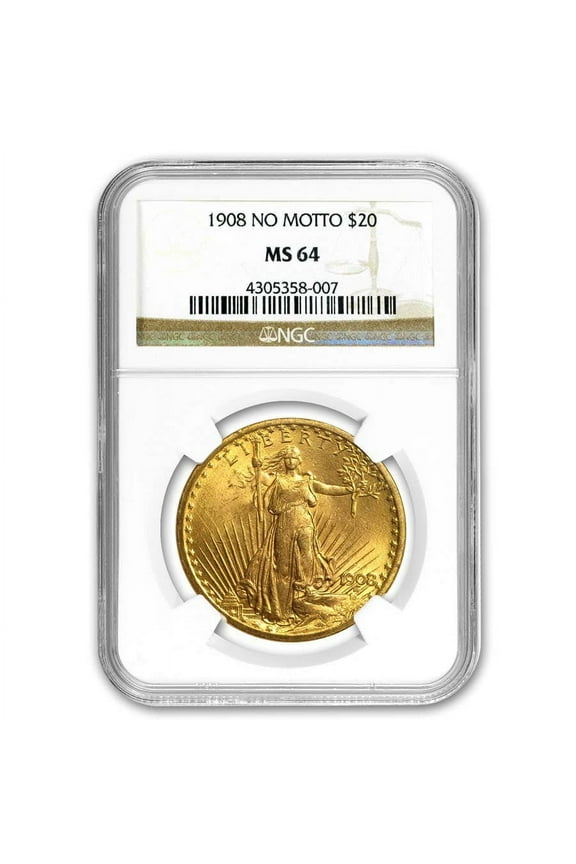 $20 St Gaudens Gold Double Eagle MS-64 NGC (Random)