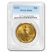 $20 St Gaudens Gold Double Eagle MS-64 PCGS Random