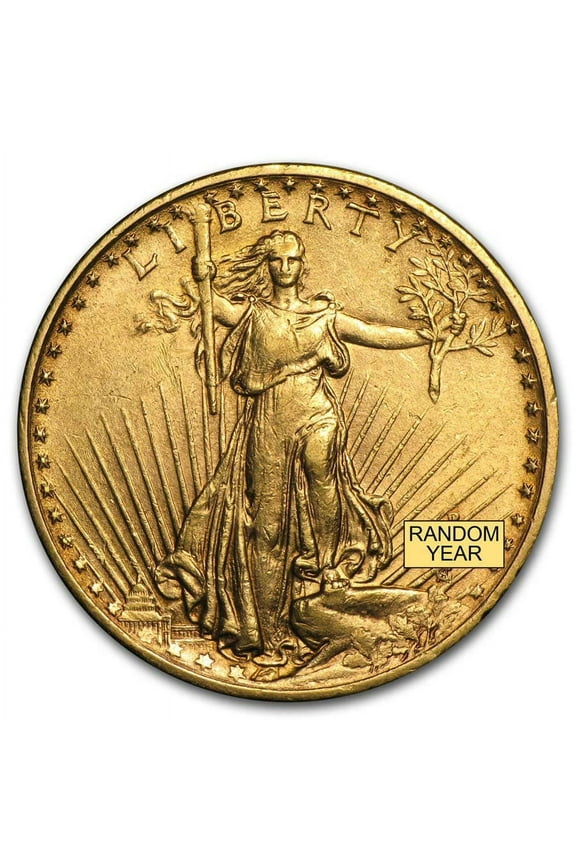 $20 St Gaudens Gold Double Eagle XF (Random Year)