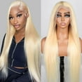 thumbnail image 1 of 20"Straight 613 Blonde Wig Human Hair, 613 13x6 Lace Front Wig Human Hair, 200 Density, 1 of 8