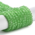 thumbnail image 1 of 20 Strand Baking Painted Imitation Jade Glass Bead Strands Faceted Rondelle Light Green 4x3mm Hole: 1mm about 105~110pcs/strand 38~39cm, 1 of 5