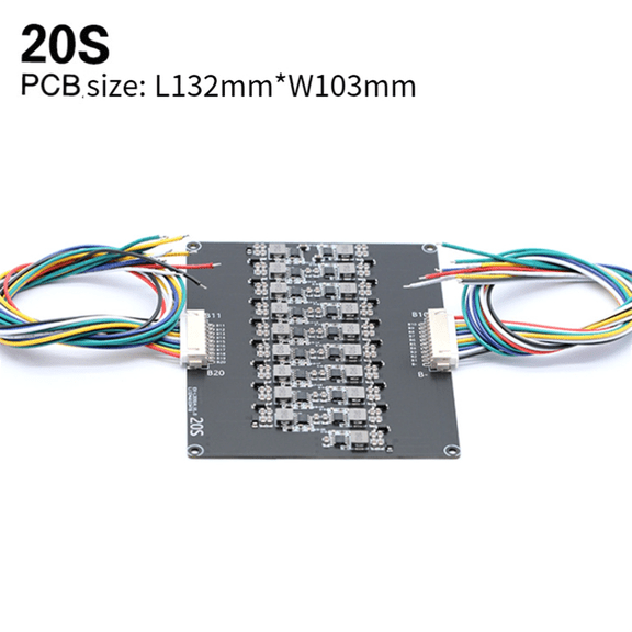 20-String Lithium Battery Active Balancer Transfer Plate Inductor Transducer 1.2A Current Equalization Module,1set * 20-string lithium battery active equalizers