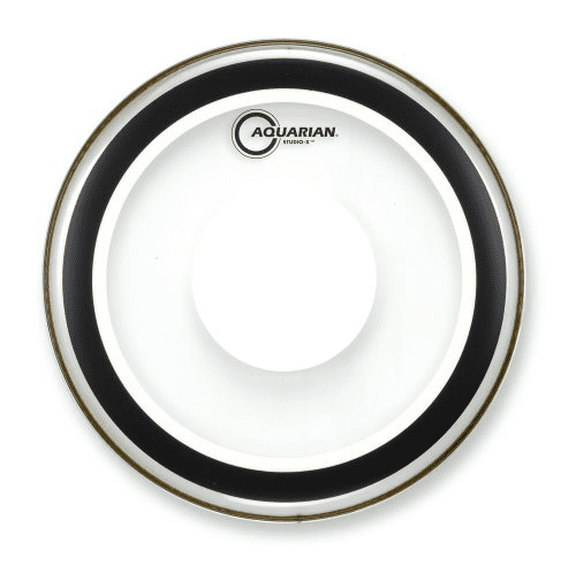 Aquarian - SXPD20 - 20" Studio-X Clear With Power Dot Bass Drum