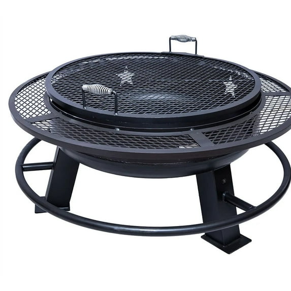20" Swivel Fire Pit With Cooking Grate