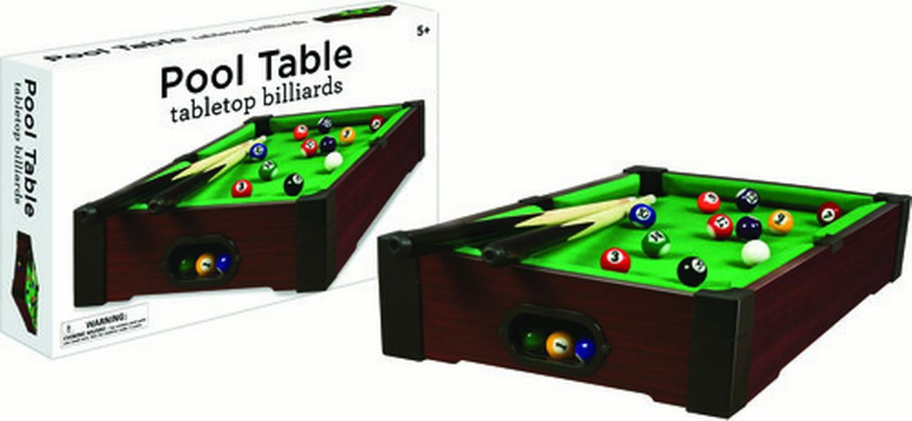 20" Tabletop Pool Table