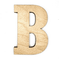 thumbnail image 1 of 20" Tall Birch Plywood Letter B | 1/4" Thick | Krafty Supply Letters | RockTimes, 1 of 4