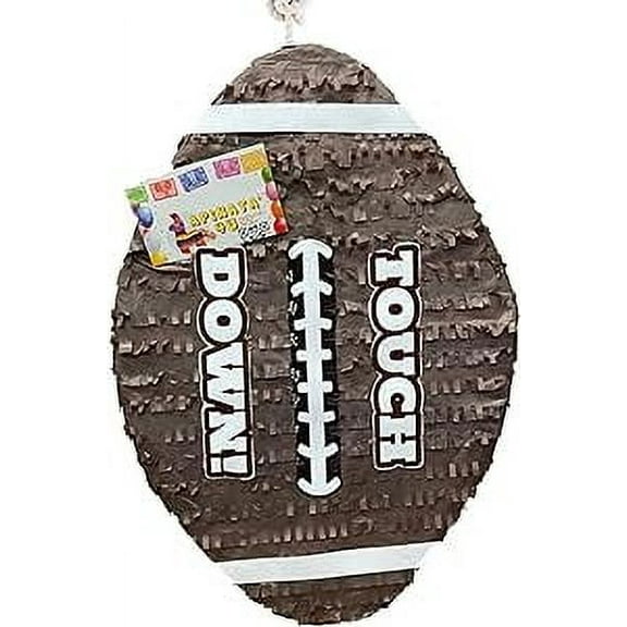 20" Tall Football Pinata Touch Down Party Sports MVP Player Football Season Ball Game