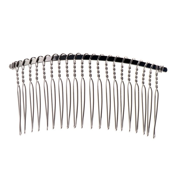 20 Teeth Bridal Hair Clip Combs Metal Wire Hair Combs Wedding Veil Side Comb Hair Clip Accessories for Girls Women