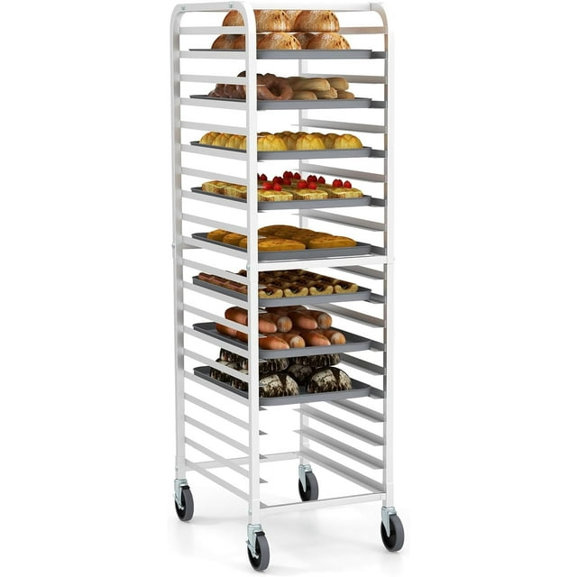 20Tier Bun Pan Rack Commercial Bun Speed Rack w/Rolling Lockable