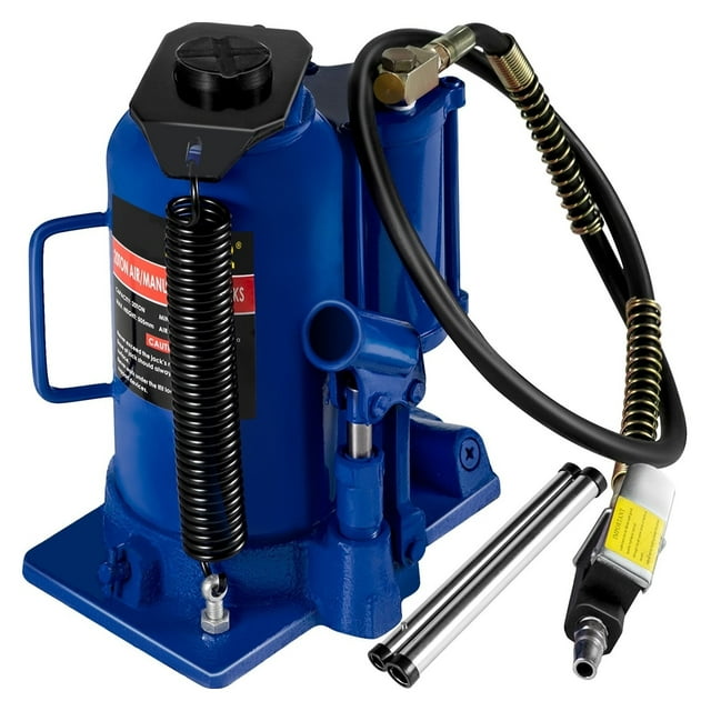 20 Ton 4Ft Air Hydraulic Bottle Car Jack Tool For Lifting Farm Vehicles