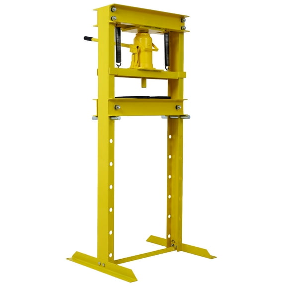 20 Ton Hydraulic Press, Benchtop Hydraulic Shop Press, Floor Mount ,with Press Plates, H-Frame Garage Floor Press, Adjustable Working Table Height