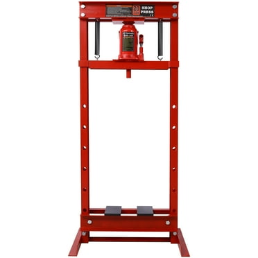 20 Ton Hydraulic Press with Adjustable Working Table Hydraulic Shop Press  H-Frame Garage Press with Bending Straightening Pressing Components