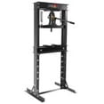 thumbnail image 1 of 20 Ton Hydraulic Shop Press, H-Frame Garage Floor Adjustable Shop Press with Stamping Plates to Bend, Straighten, Or Press Parts, Install Bearings & U-Joints,Black, 1 of 7
