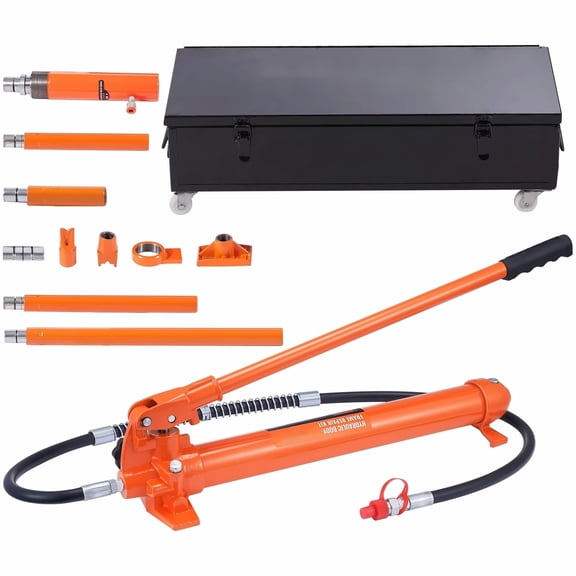 20 Ton Porta Power Kit, Hydraulic Jack Set with Case - Automotive Frame Repair Tool, Heavy Equipment Lift, Mechanic Kit 44000 LBS